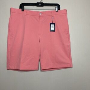 Peter Millar Mens Sz 38 Surge Performance Short Red‎ Pear (pink) 9" Inseam